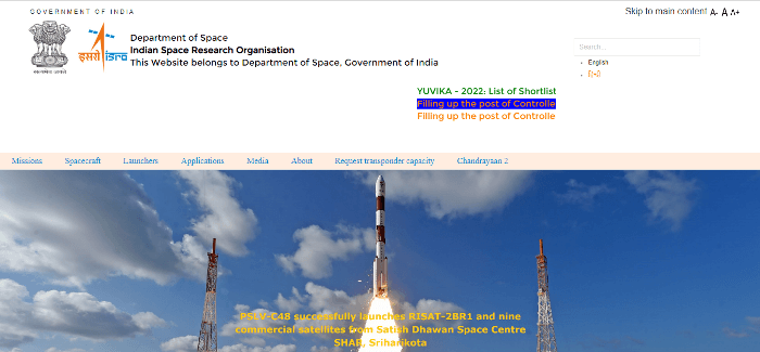 ISRO Recruitment 2022 Apply Online For 55 JRF RS RA Posts Free Job