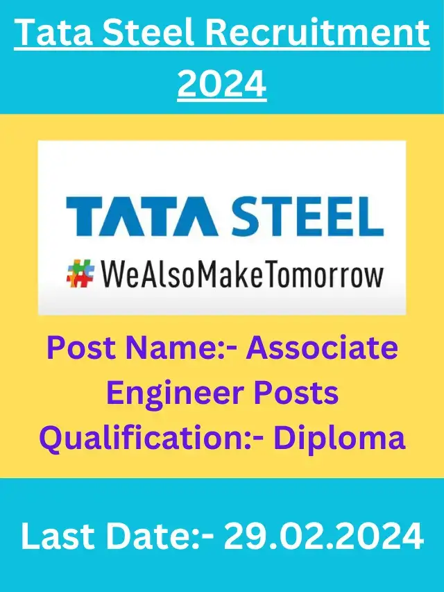 Tata Steel Associate Engineer Recruitment 2024